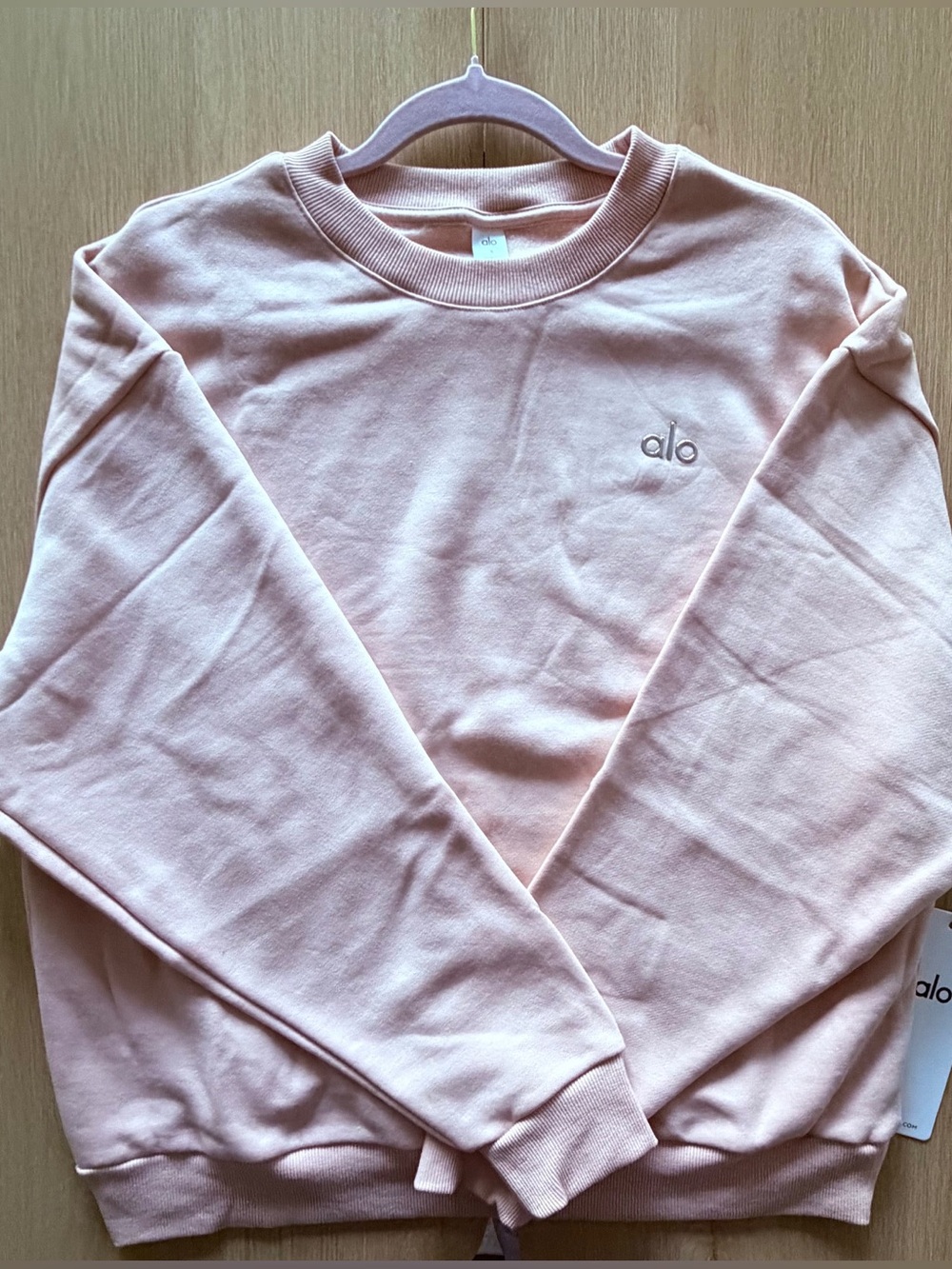 ALO Yoga Women Crewneck Sweatshirt - Pink Quartz